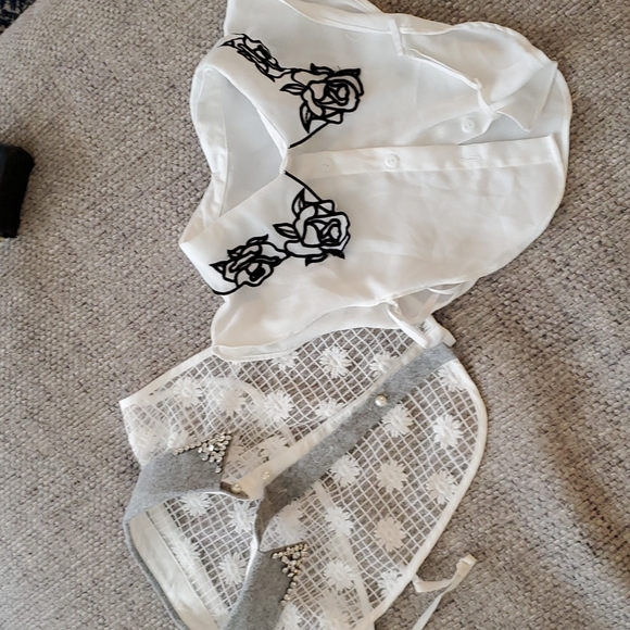 Accessories - Embellished Collars for crew or v-neck sweater